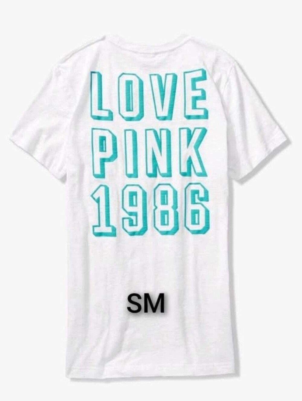 NEW SZ SMALL VS PINK CAMPUS TEE.